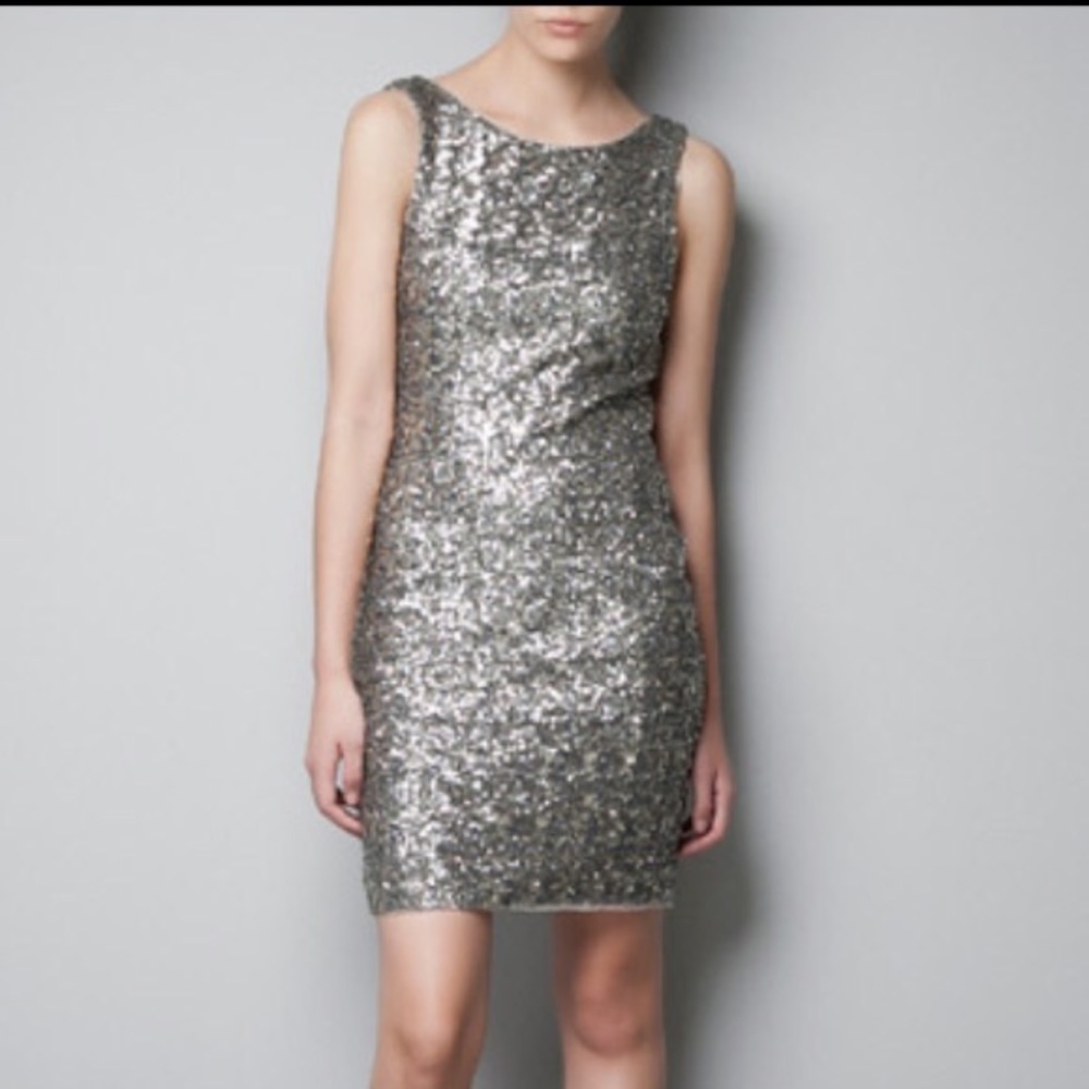 NWT Zara sequined dress